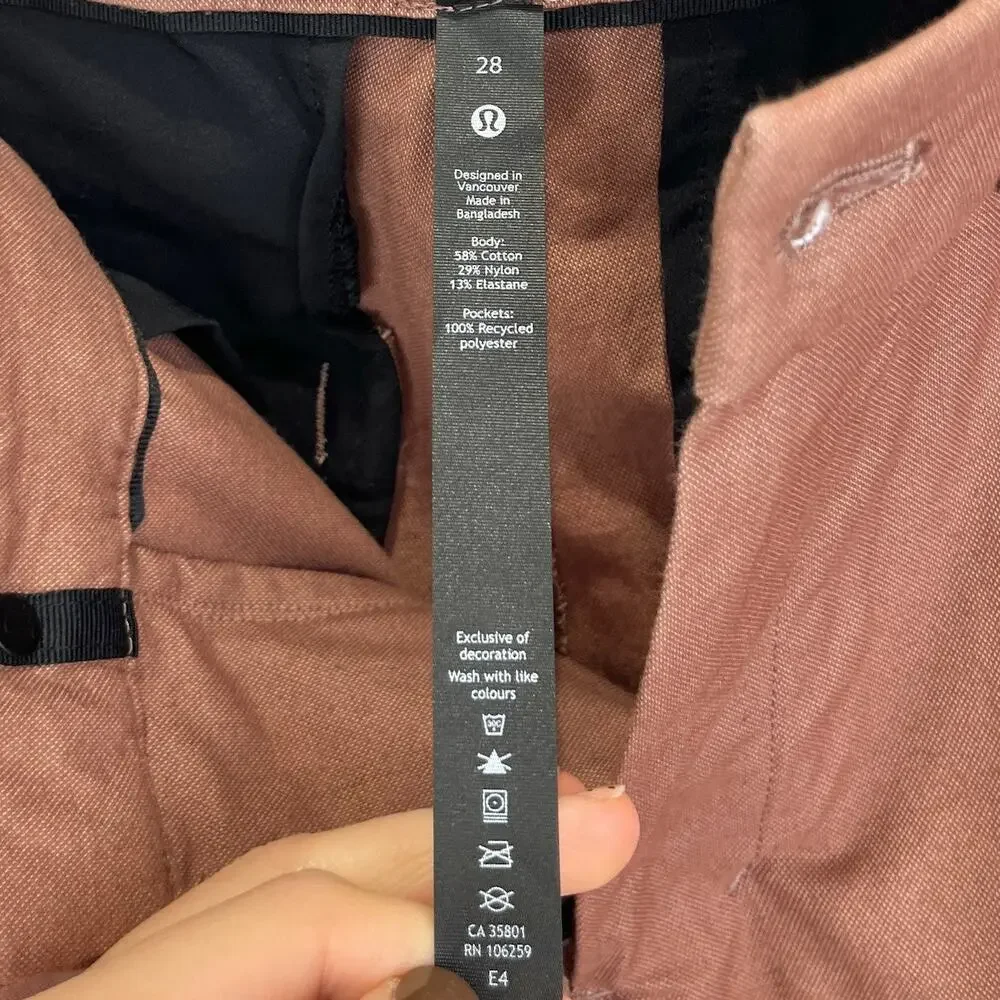 LULULEMON ABC Commission Pants Slim 32